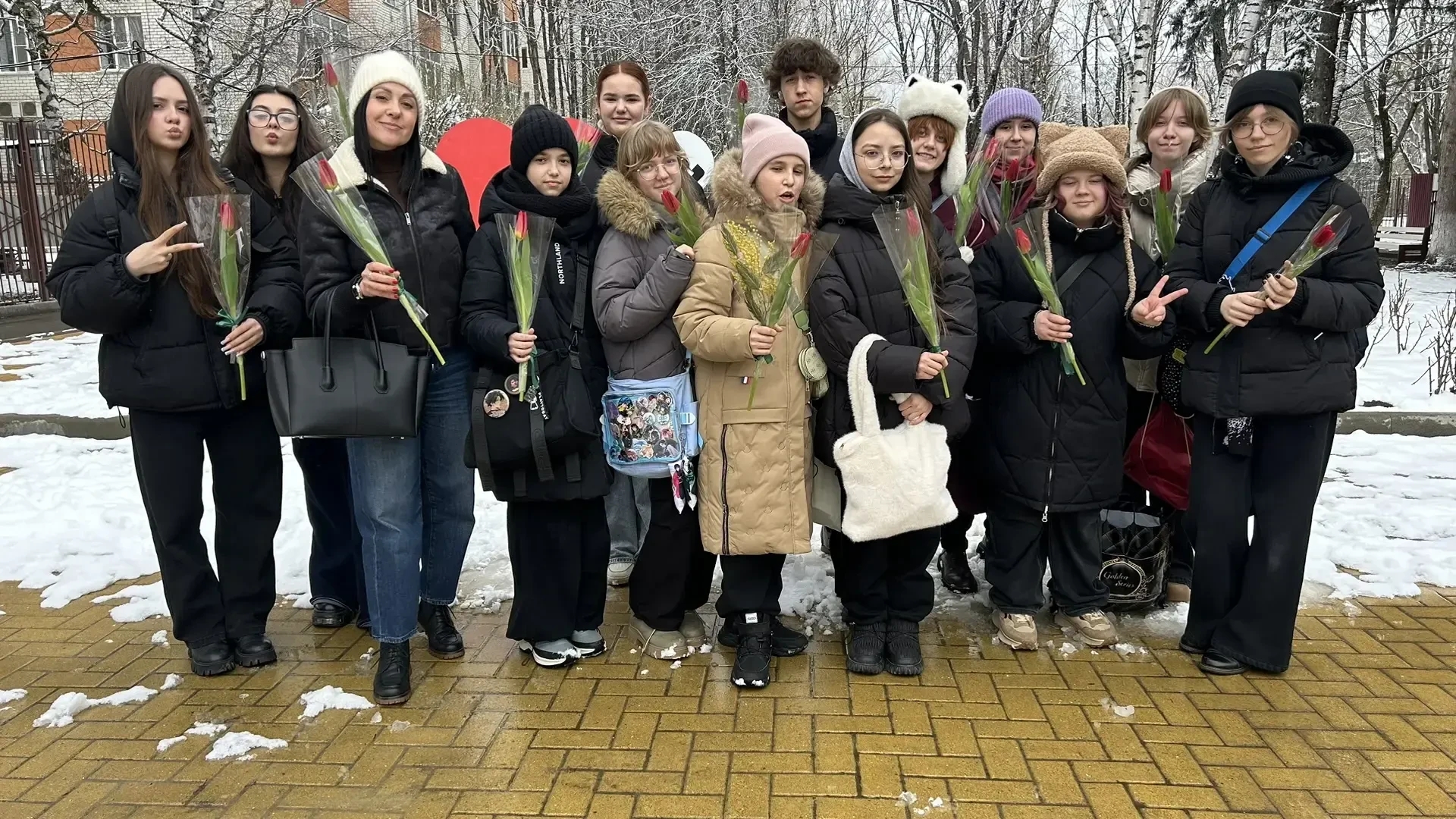 Акция добра накануне 8 марта.